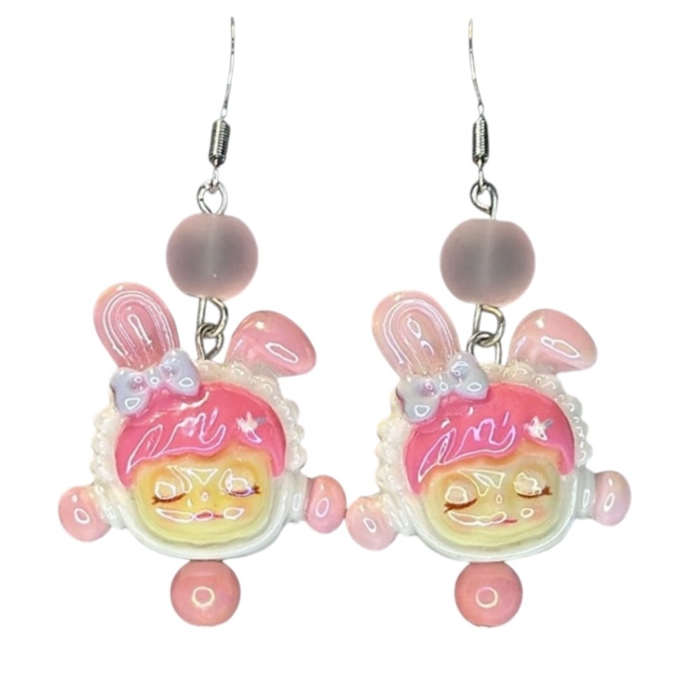 New Popmart characters Skullpanda earrings